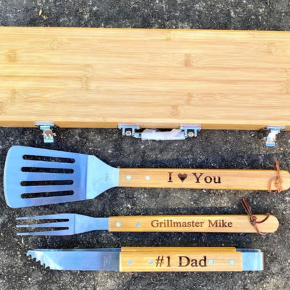 Personalized Complete Grill Set