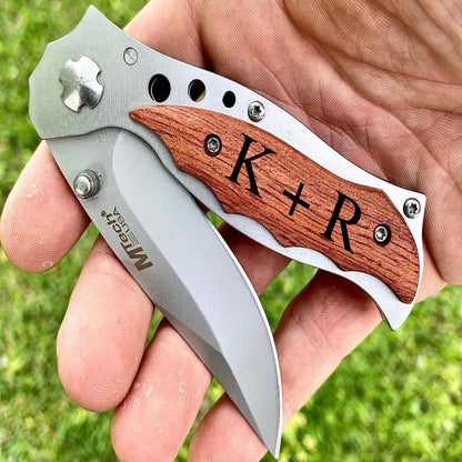 Personalized Groomsmen Pocket Knife Set