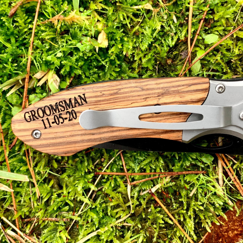 Personalized Knife For Groomsmen