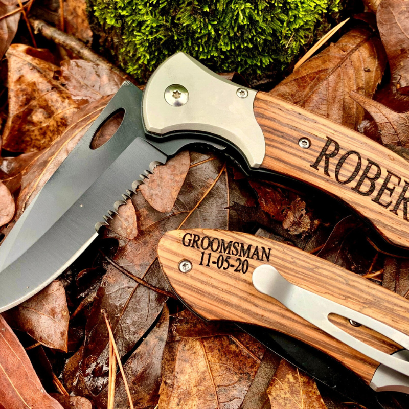 Personalized Knife For Groomsmen