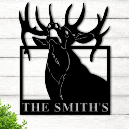 Personalized Metal Cabin Sign