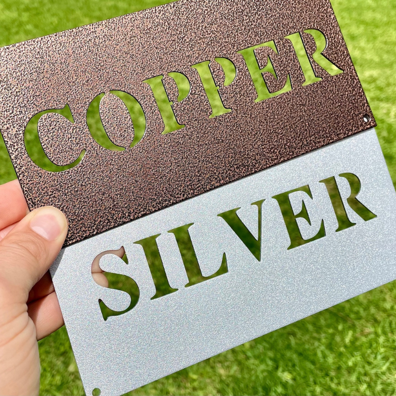 Personalized Metal Camping Sign