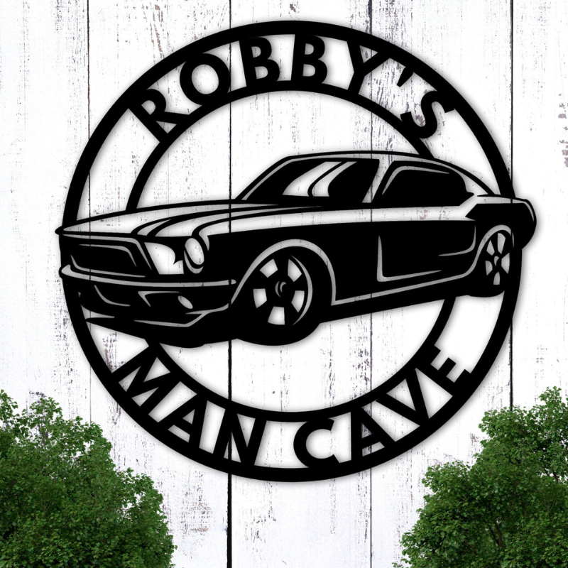 Personalized Metal Car Sign