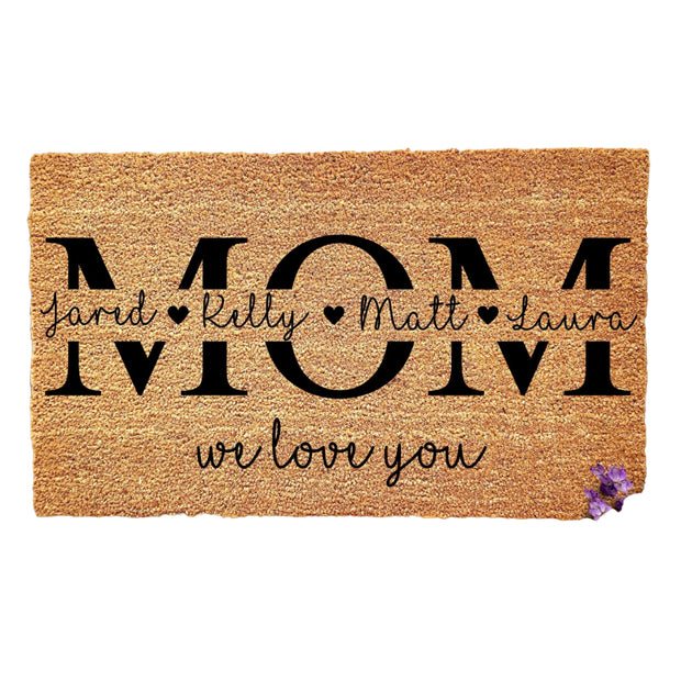 Personalized Mothers Day Mat