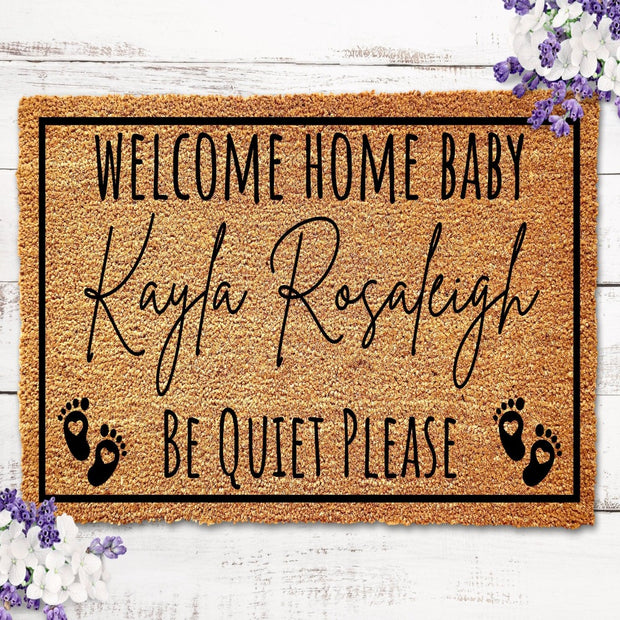 Personalized Welcome Home Baby