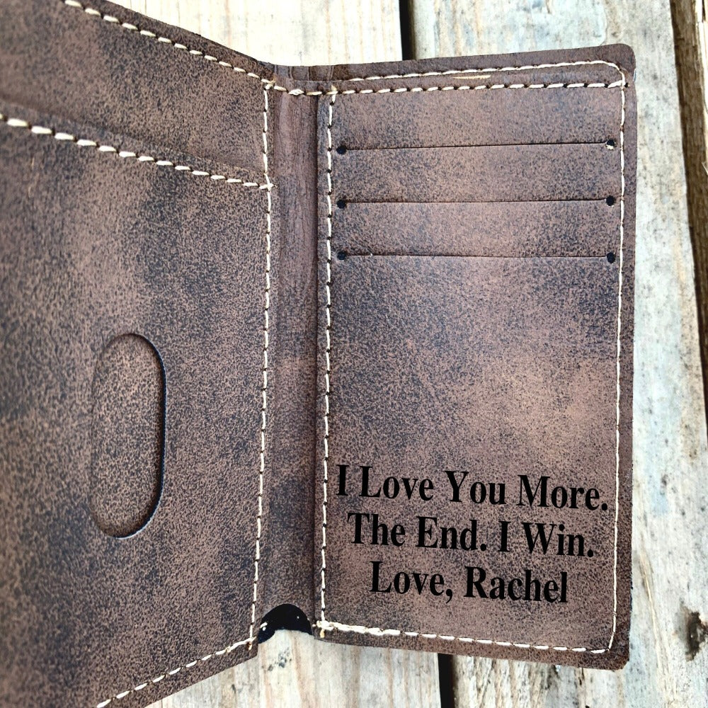 Personalized Trifold Wallet
