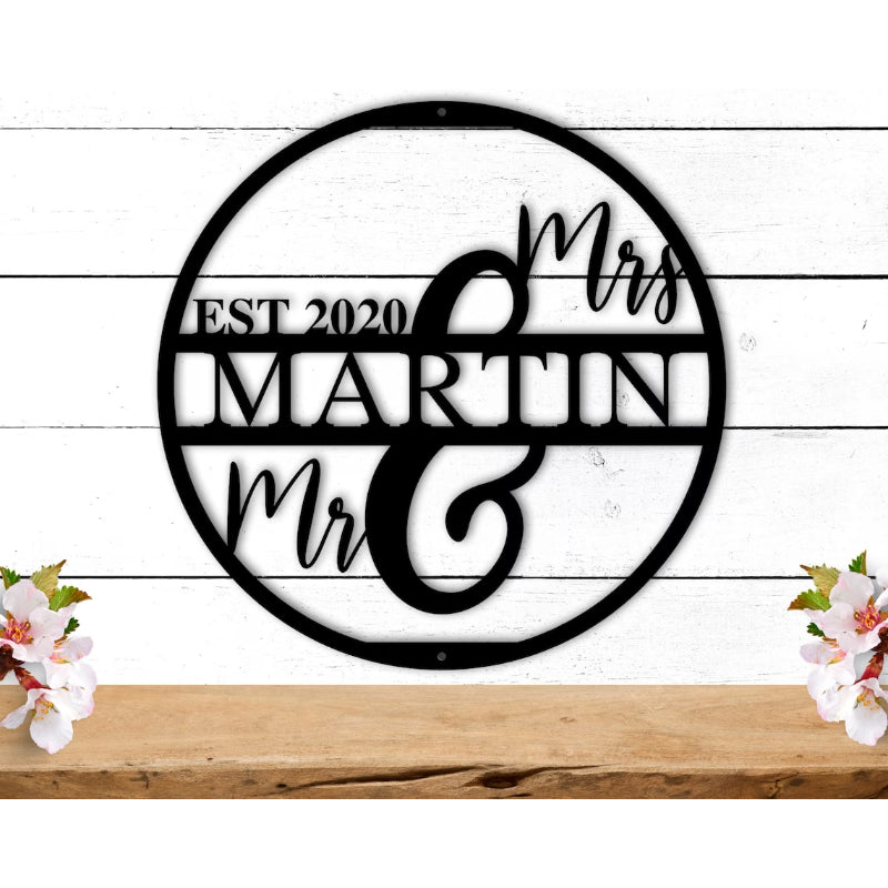 Personalized Wedding Sign With Name