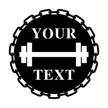 Personalized Work Out Gym Sign