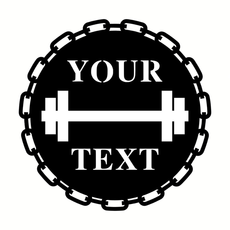 Personalized Work Out Gym Sign