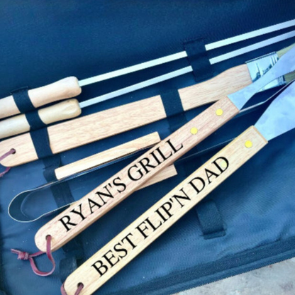 Personalized Grilling Tool Set