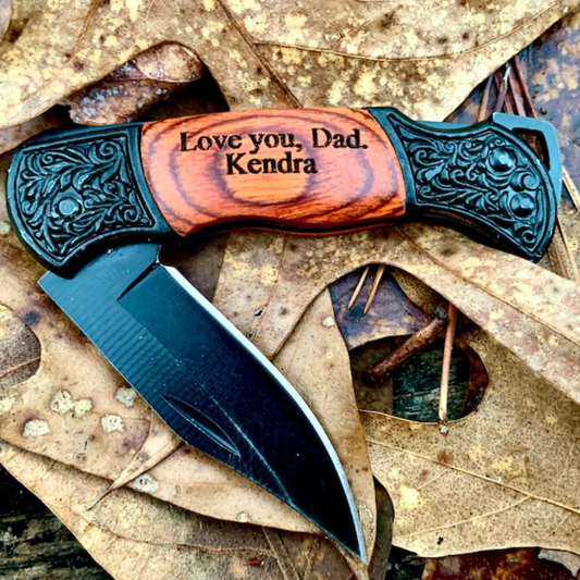 Custom Engraved Knife Gift