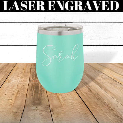 Personalized Wine Tumbler With Lid