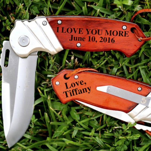 Engraved Knife For Men