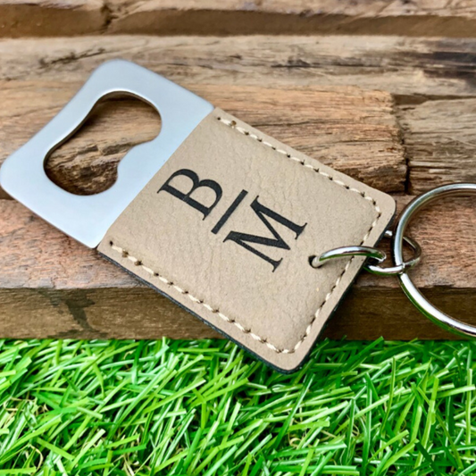 Personalized Bottle Opener Keychain