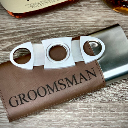 Engraved Cigar Case