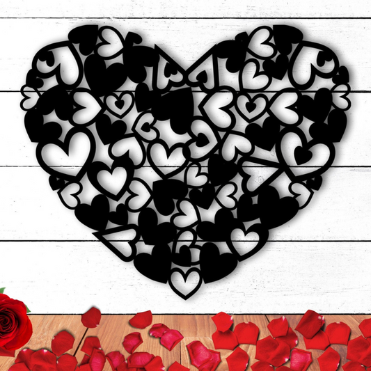 Valentines Day Metal Sign Wall Decor