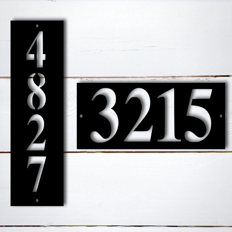 Custom Metal Address Board