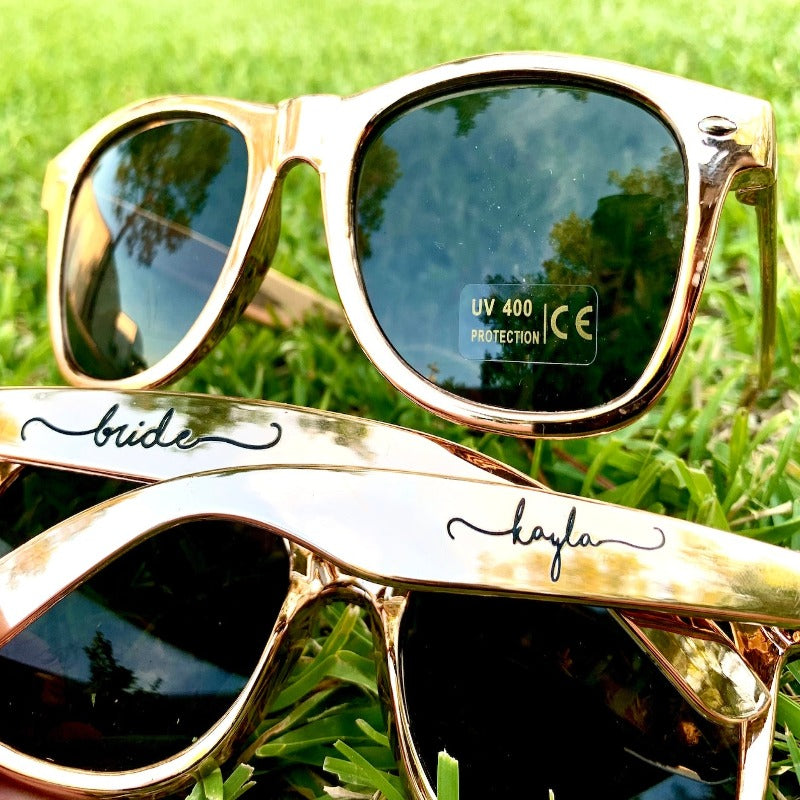 Custom Bridesmaid Party Sunglasses