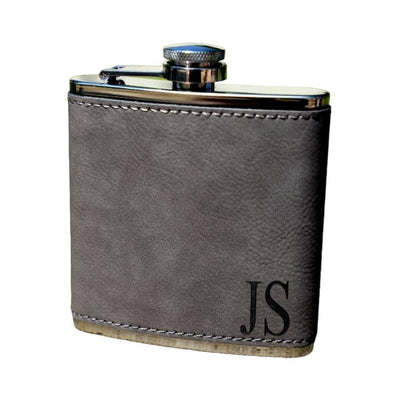 Leather Flask Personalized