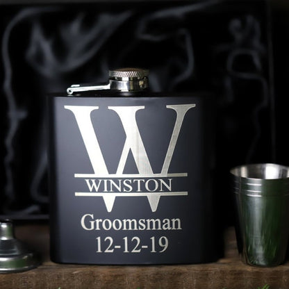 Personalized Flask Set