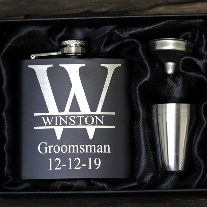 Personalized Flask Set