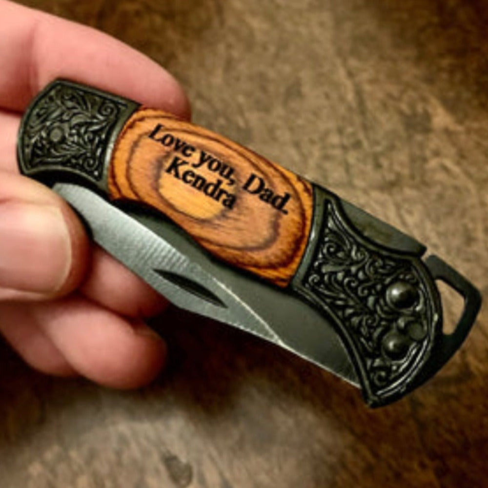 Custom Engraved Knife Gift