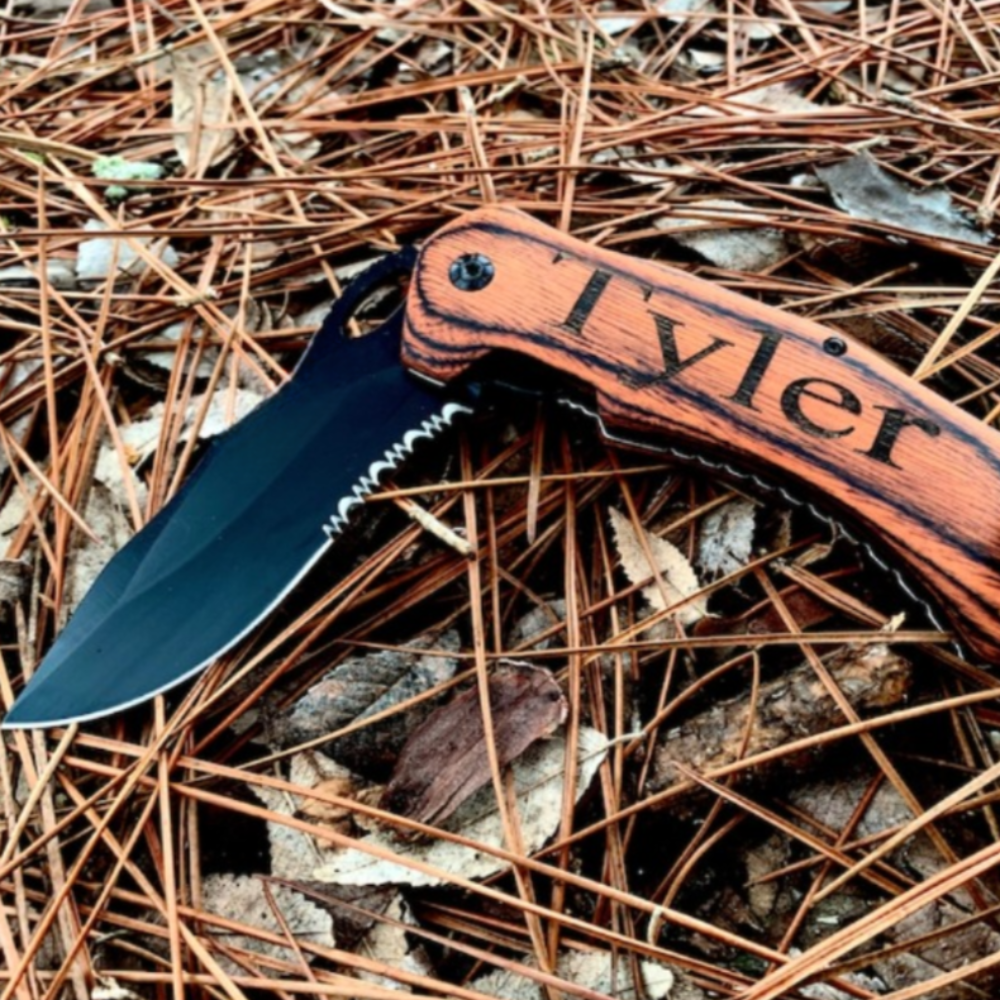 Engraved Pocket Knife For Groomsmen