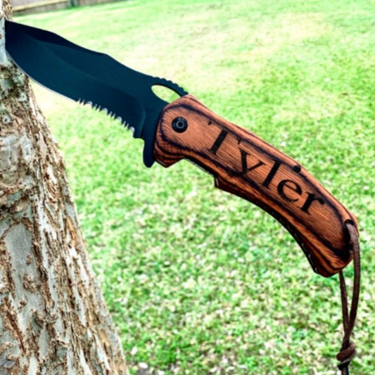 Engraved Pocket Knife For Groomsmen