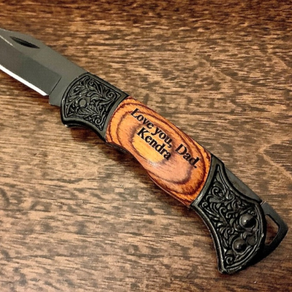 Custom Engraved Knife Gift