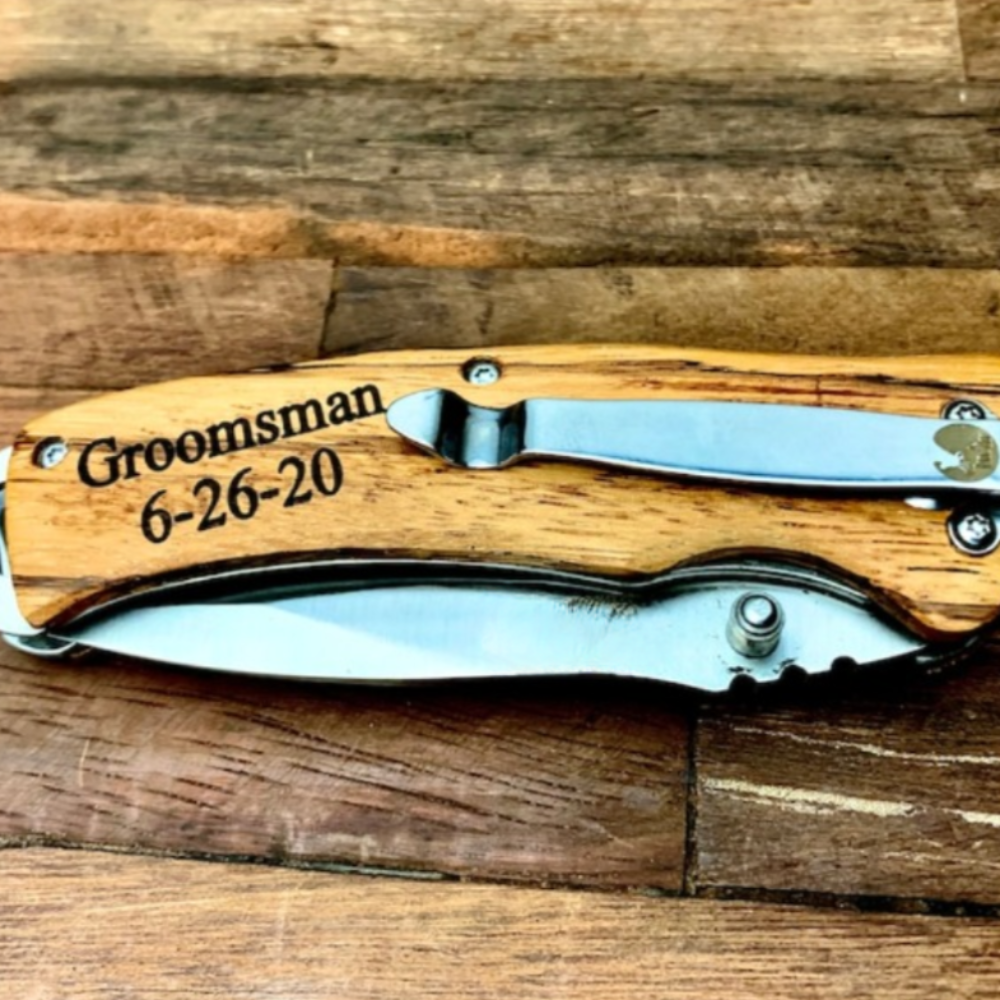 Groomsmen Proposal Personalized Knife