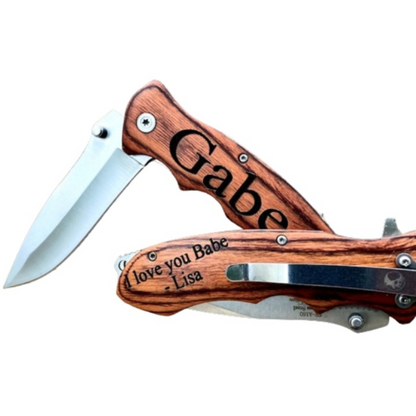 Engraved Pocket Knife