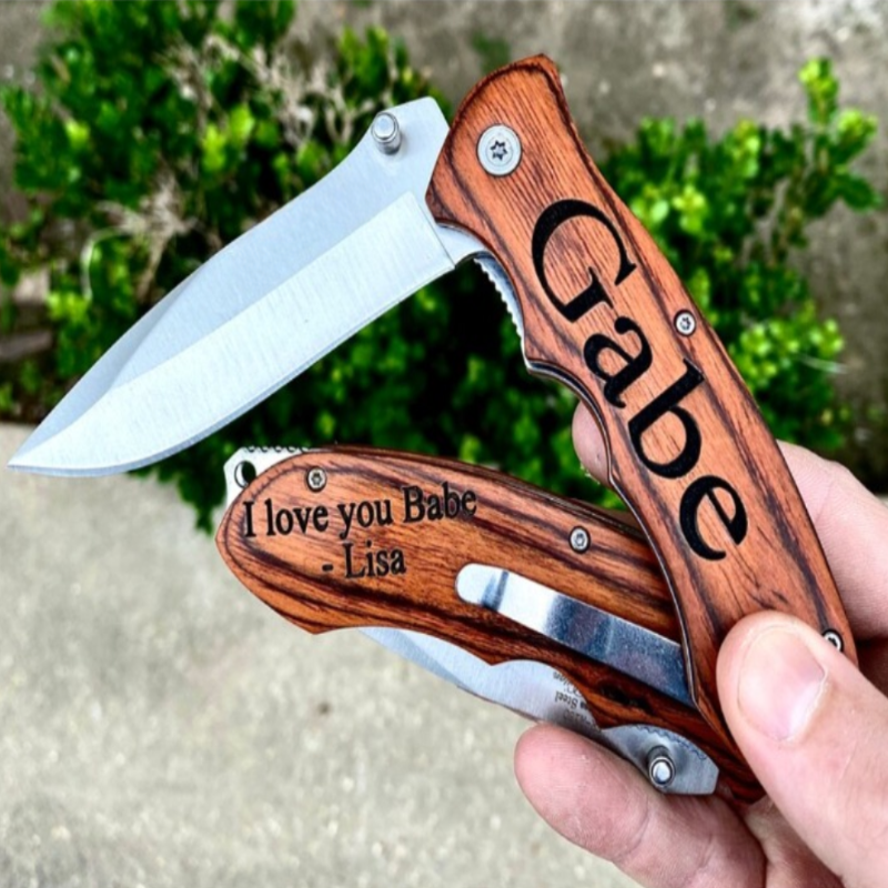 Engraved Pocket Knife