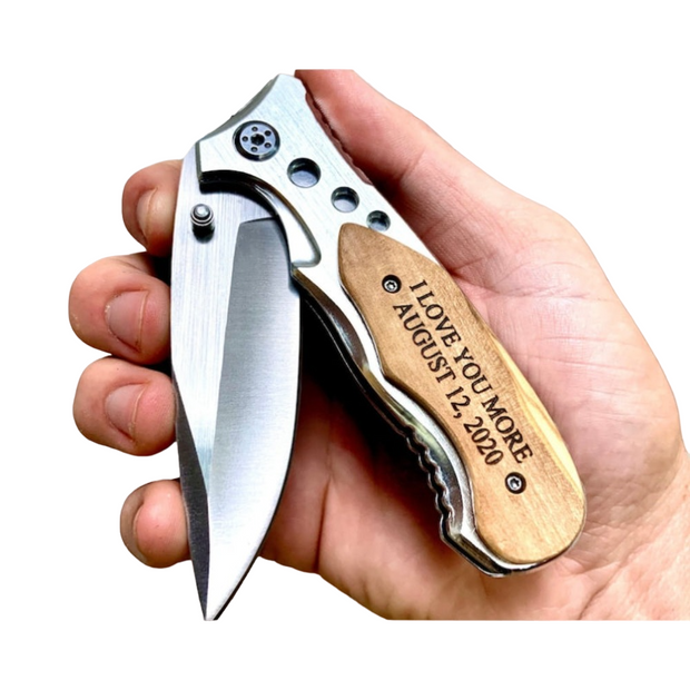 Personalized Laser Engraved Pocket Knife