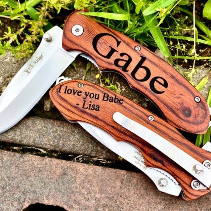 Groomsmen Custom Folding Knife
