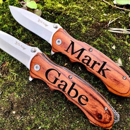 Groomsmen Custom Folding Knife