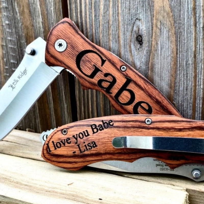 Groomsmen Custom Folding Knife