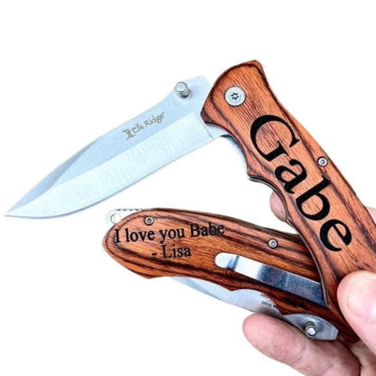 Groomsmen Custom Folding Knife