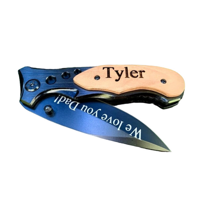 Laser Engraving Pocket Knife Gift