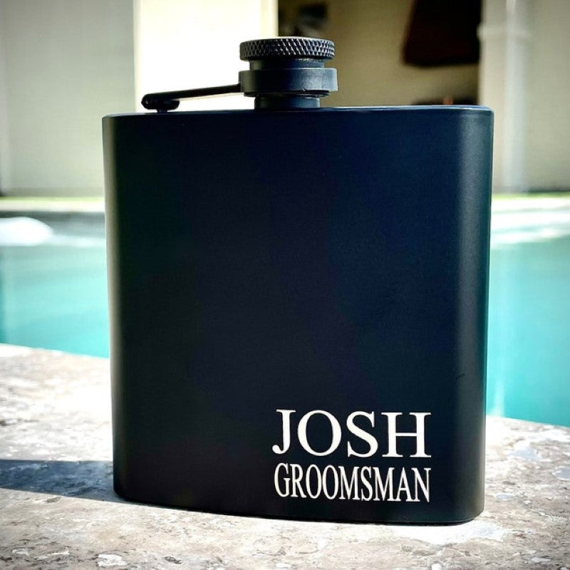 Personalized Groomsmen Flask