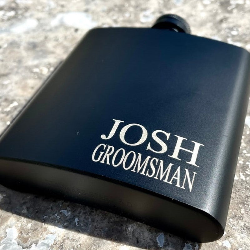 Personalized Groomsmen Flask