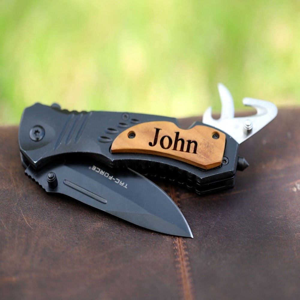 Custom Blade Groomsmen Eternal Gratitude Knives