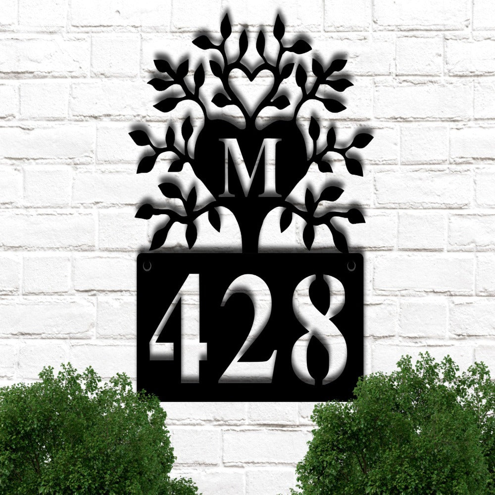 Metal Address Plaque Numbers For Decor