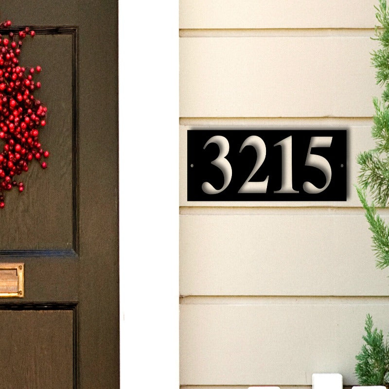 Custom Metal Address Board