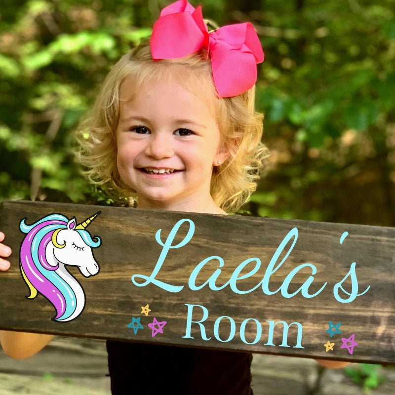 Personalized Unicorn Name Sign