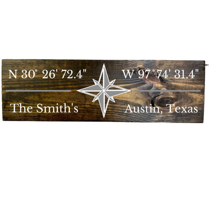 Custom Coordinates Sign