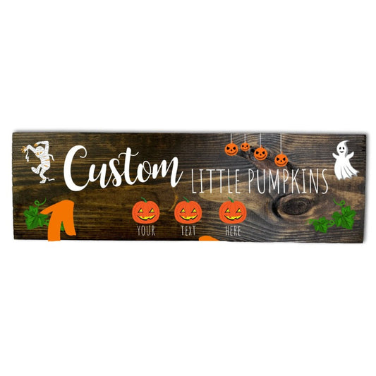 Personalized Halloween Wall Decor