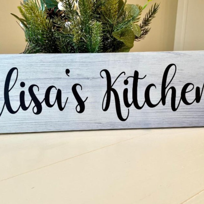 Personalized Wood Plank Sign