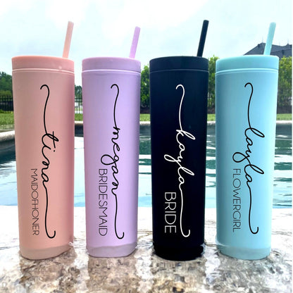 Personalized Tumbler With Lid And Straw