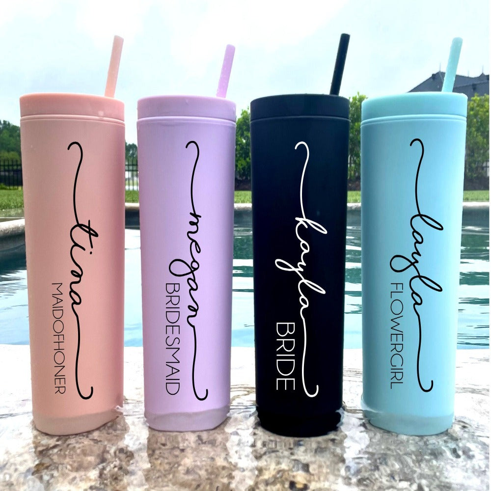 Personalized Tumbler With Lid And Straw