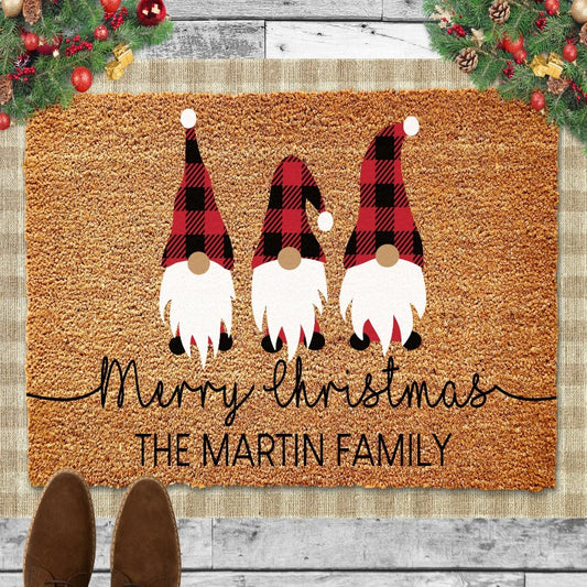 Christmas Themed Welcome Front Door Mat